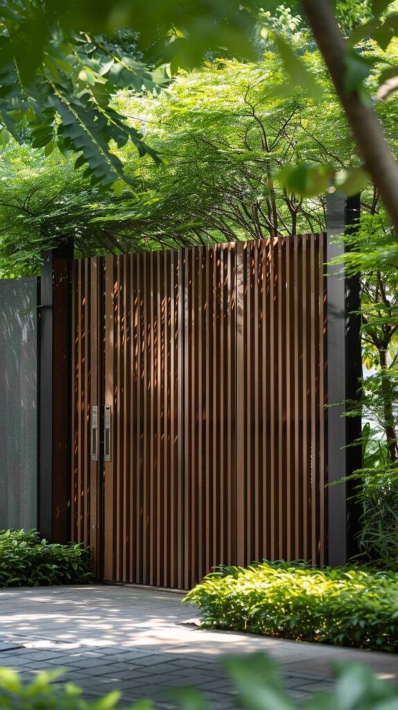 Pagar wpc estetik bahan fibersemen