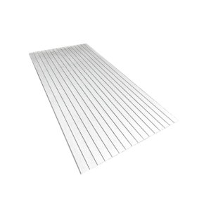 FDI PANEL V-GROOVE - Grain Groove 3” Grain Texture - Soft Grey Primer Coat 0.7 x 120 x 305 cm