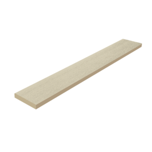 Fibersemen Plank Lantai Berwarna Jasmine White - Straight Grain 2.5 x 15 x 300 cm