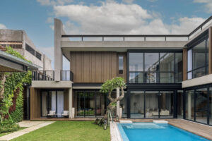 Fibercement Fasad (facade) dinding estetik